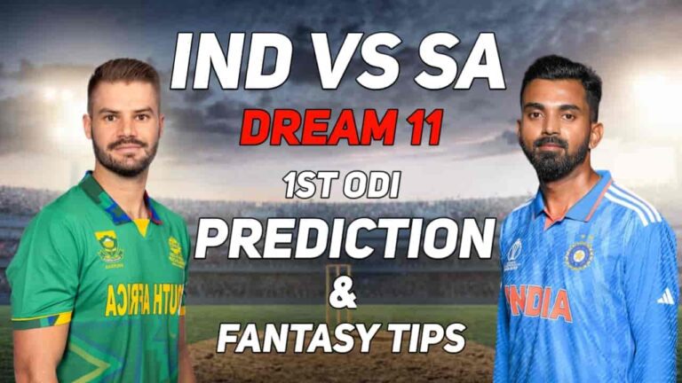 IND vs SA Dream 11 Prediction 1st ODI : Match Details, Pitch Report, Dream11 Prediction Team