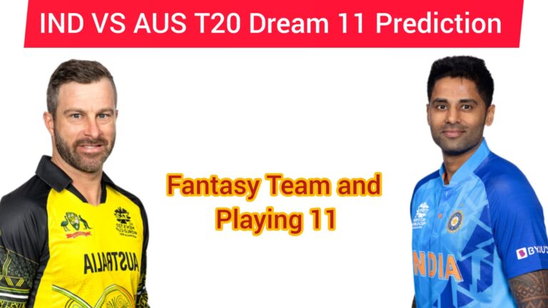 IND vs AUS T20 Dream11 Prediction Match No 5